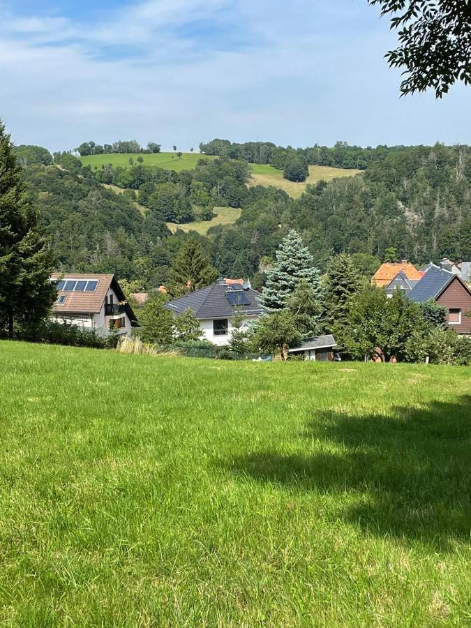 Ferienwohnung Am Schloss Lauenstein Im Erzgebirge ภายนอก รูปภาพ
