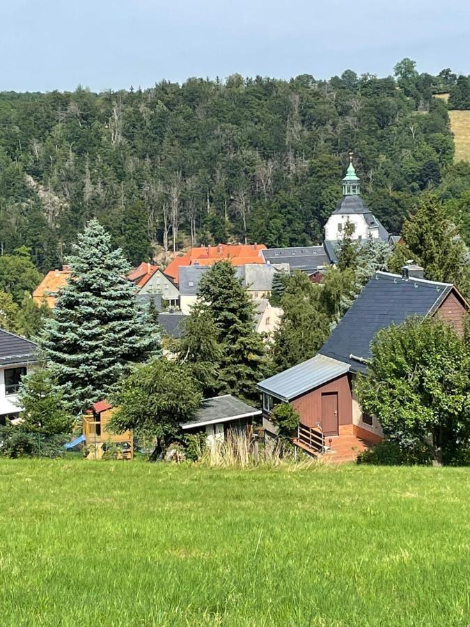 Ferienwohnung Am Schloss Lauenstein Im Erzgebirge ภายนอก รูปภาพ