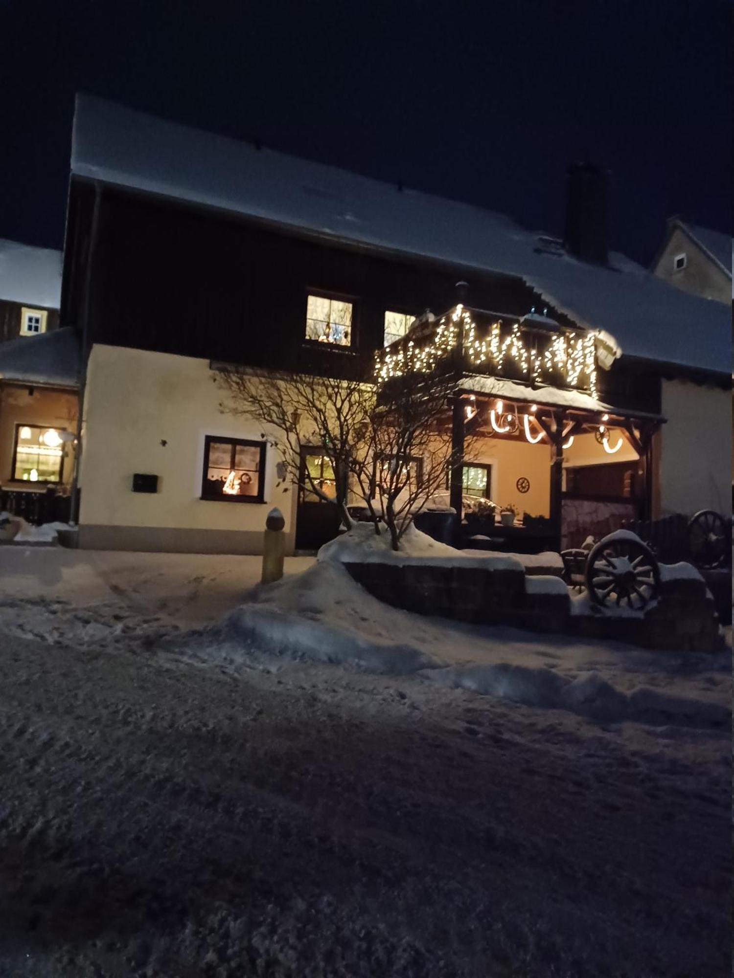 Ferienwohnung Am Schloss Lauenstein Im Erzgebirge ภายนอก รูปภาพ