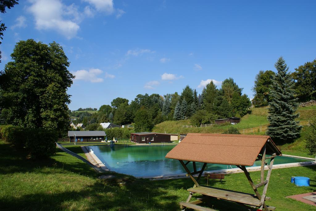 Ferienwohnung Am Schloss Lauenstein Im Erzgebirge ภายนอก รูปภาพ