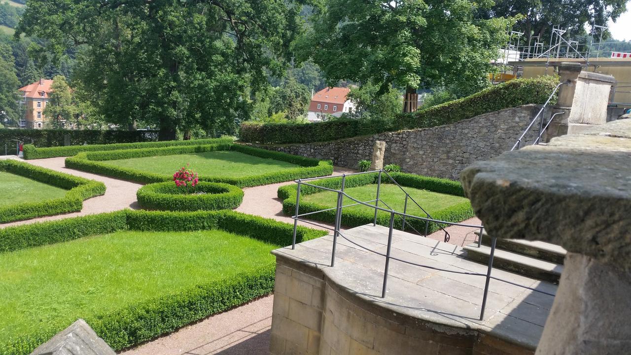 Ferienwohnung Am Schloss Lauenstein Im Erzgebirge ภายนอก รูปภาพ
