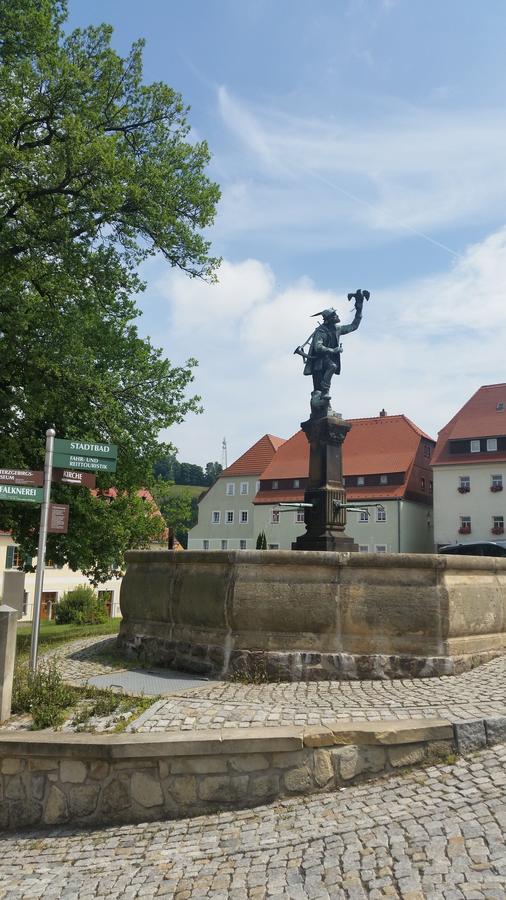 Ferienwohnung Am Schloss Lauenstein Im Erzgebirge ภายนอก รูปภาพ