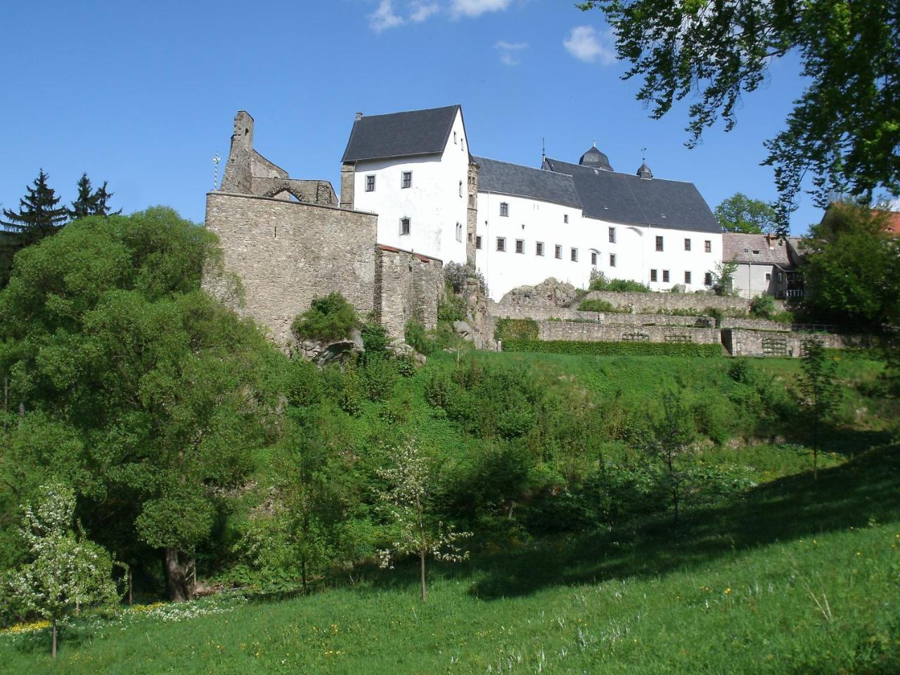Ferienwohnung Am Schloss Lauenstein Im Erzgebirge ภายนอก รูปภาพ