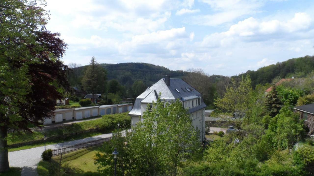 Ferienwohnung Am Schloss Lauenstein Im Erzgebirge ภายนอก รูปภาพ